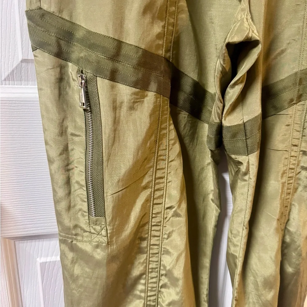 Polo Ralph Lauren Women’s Minimalist Utility Jumpsuit Moss Green Size 4 - Picture 5 of 16